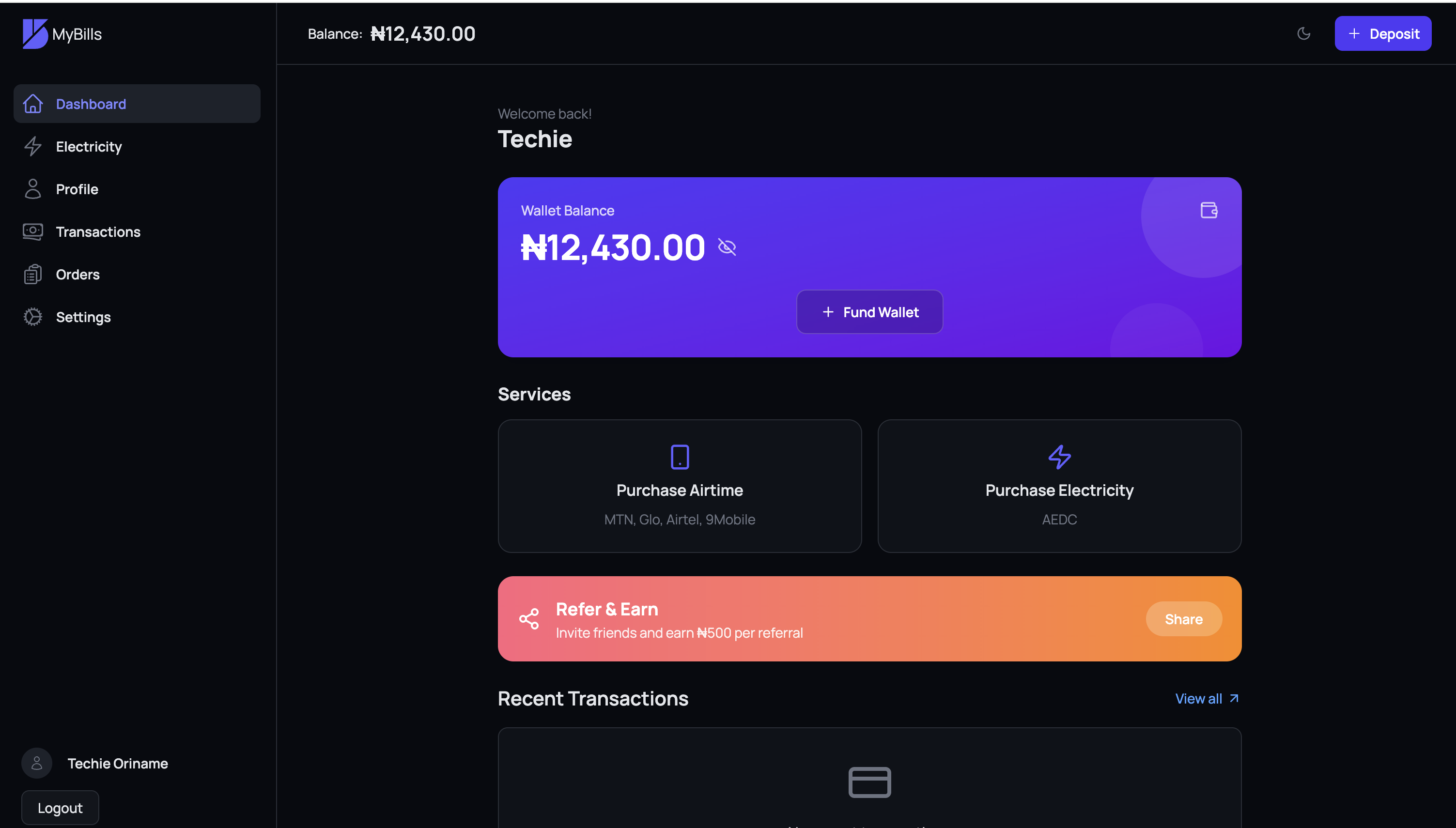 App screenshot