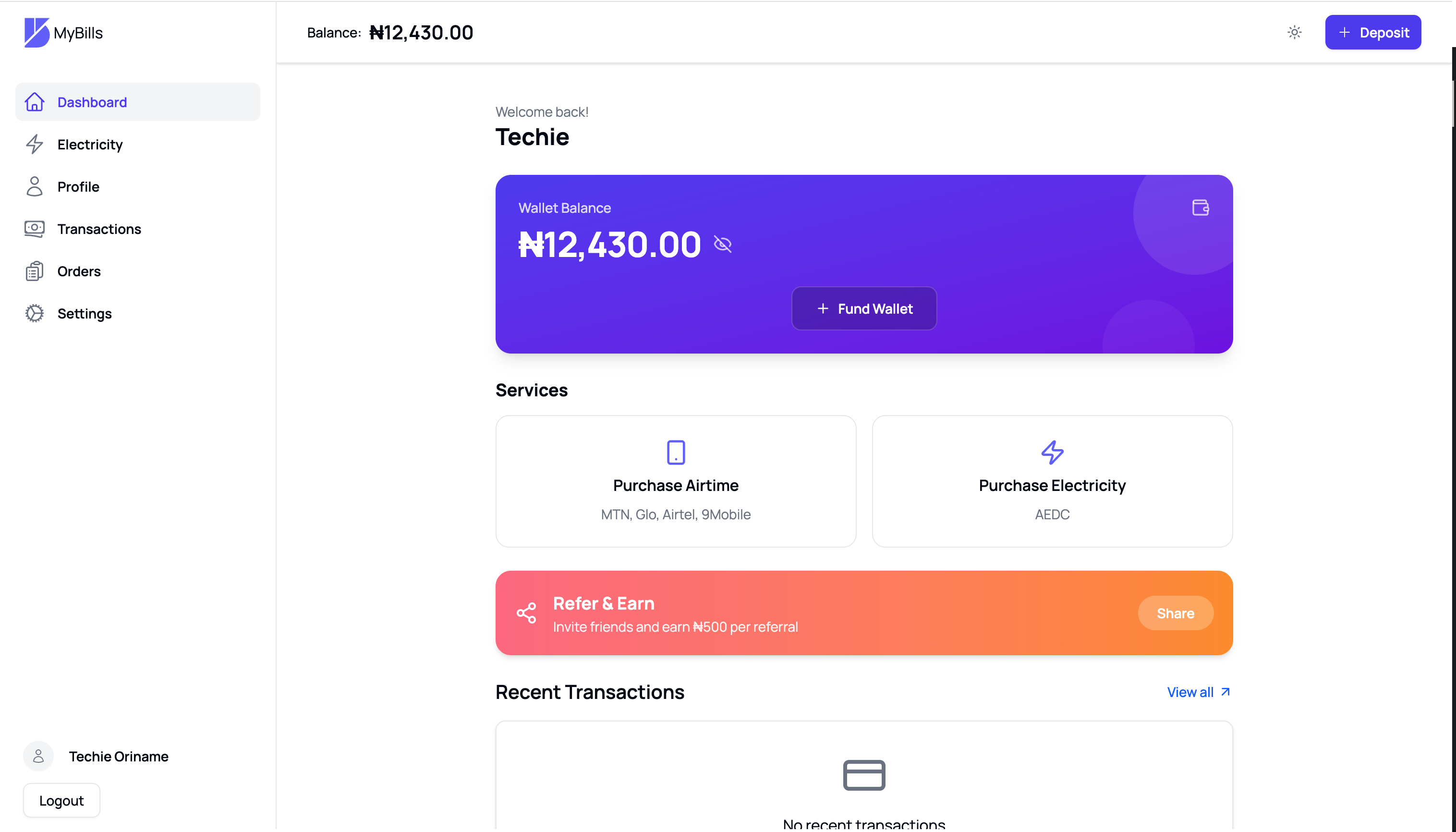 App screenshot